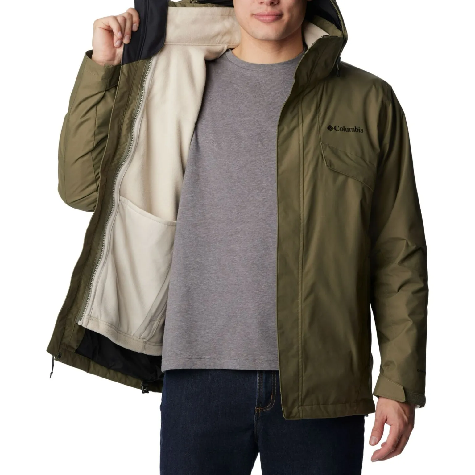 Columbia Bugaboo Ii Fleece Interchange Jacket