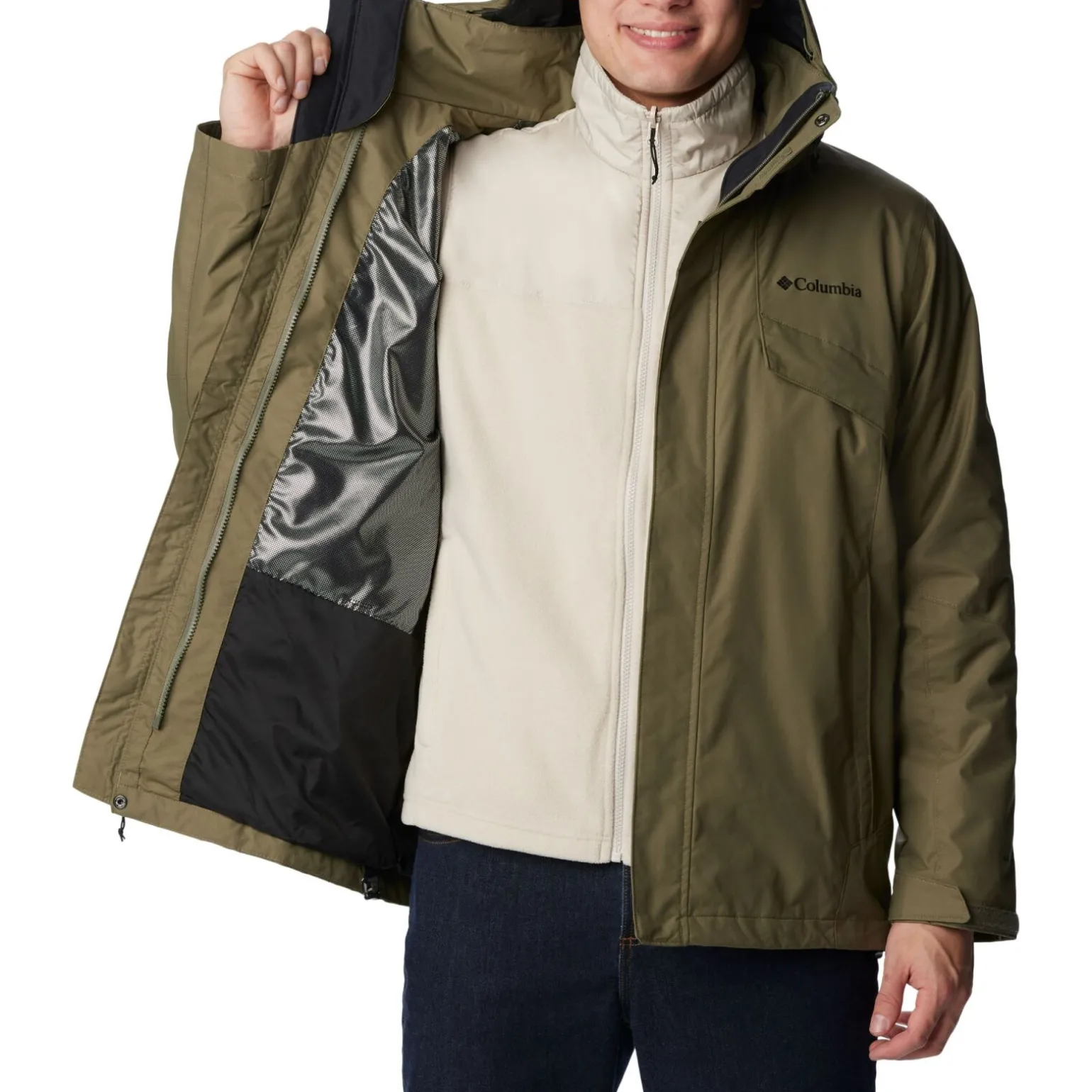 Columbia Bugaboo Ii Fleece Interchange Jacket