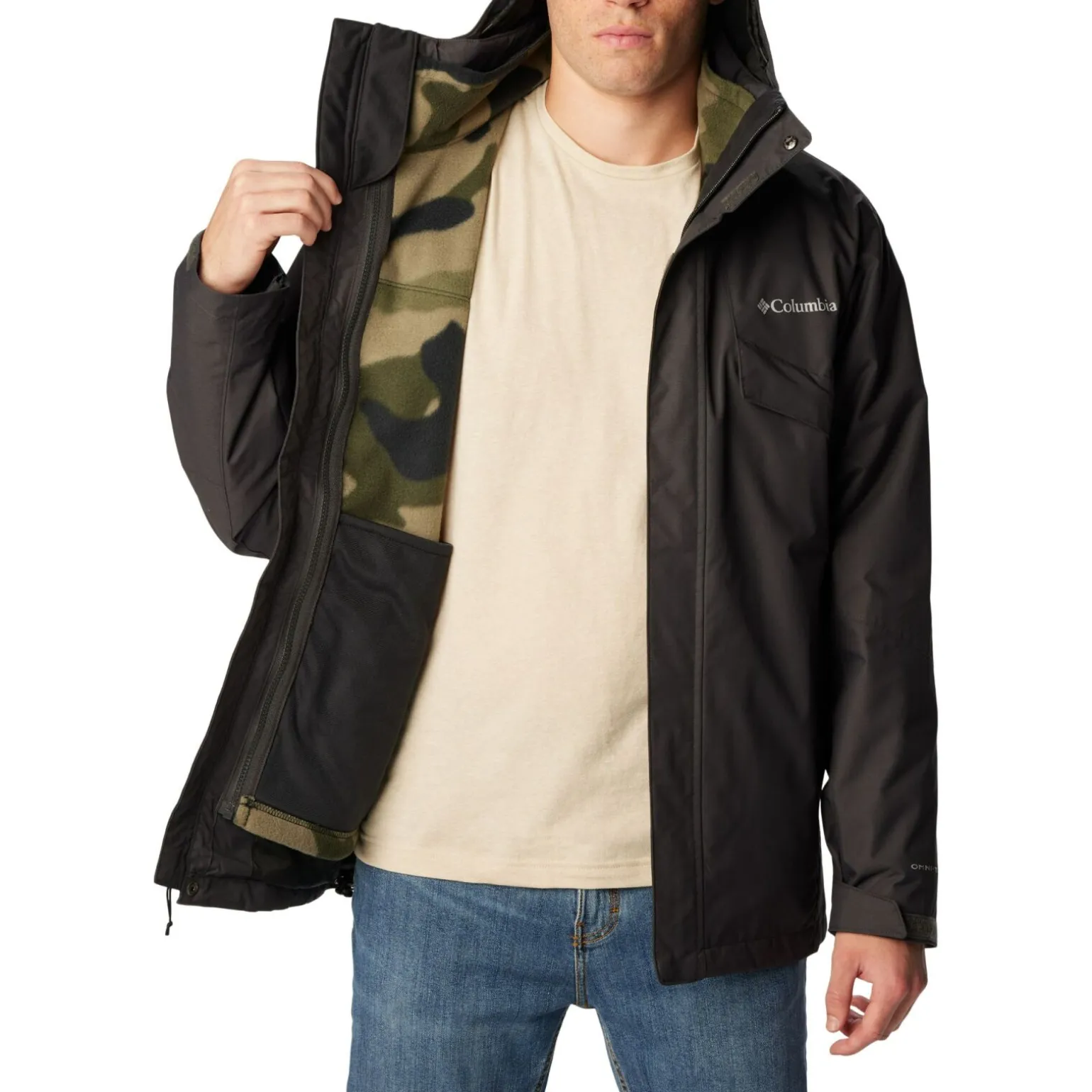 Columbia Bugaboo Ii Fleece Interchange Jacket