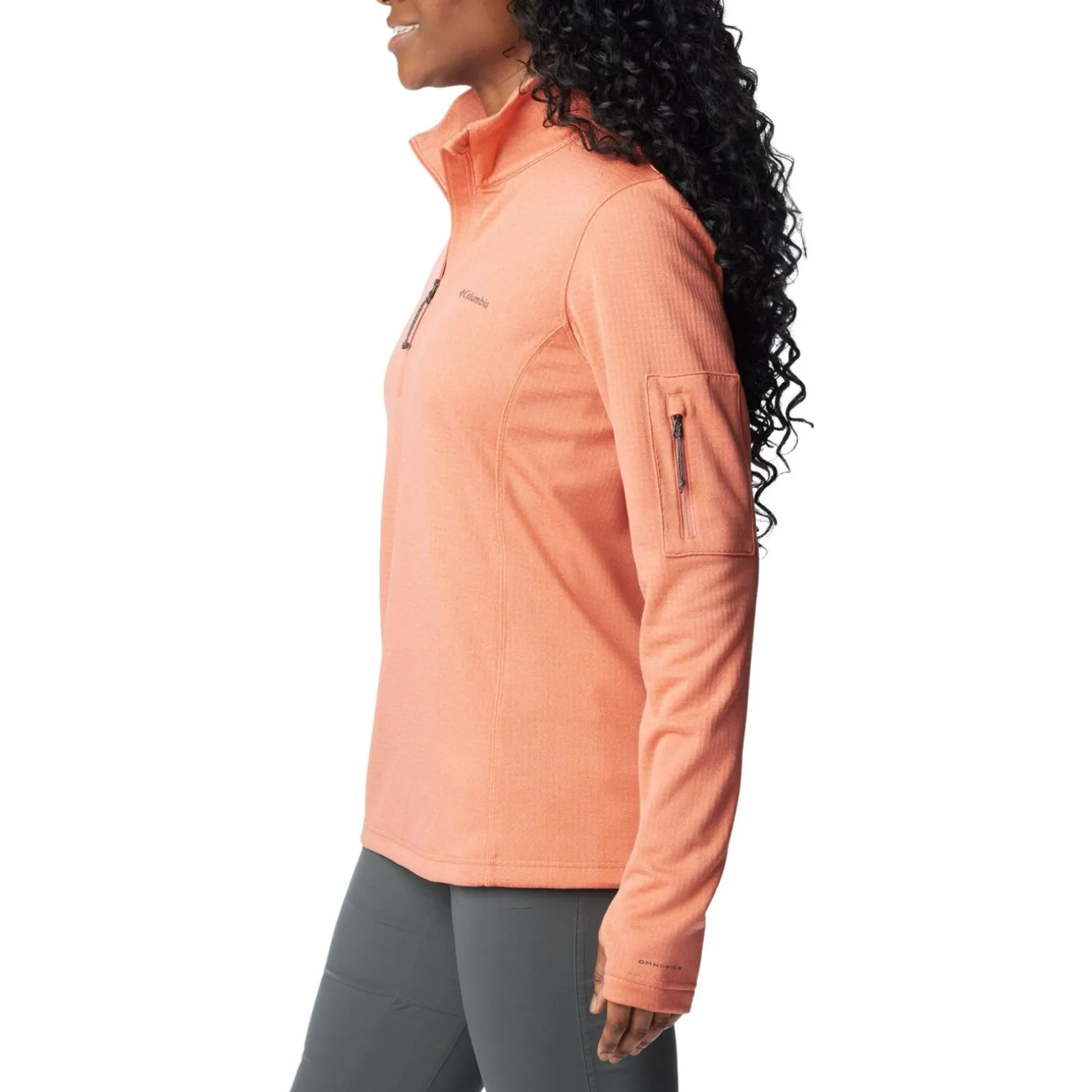 Columbia Park View Grid Fleece Zip Women's