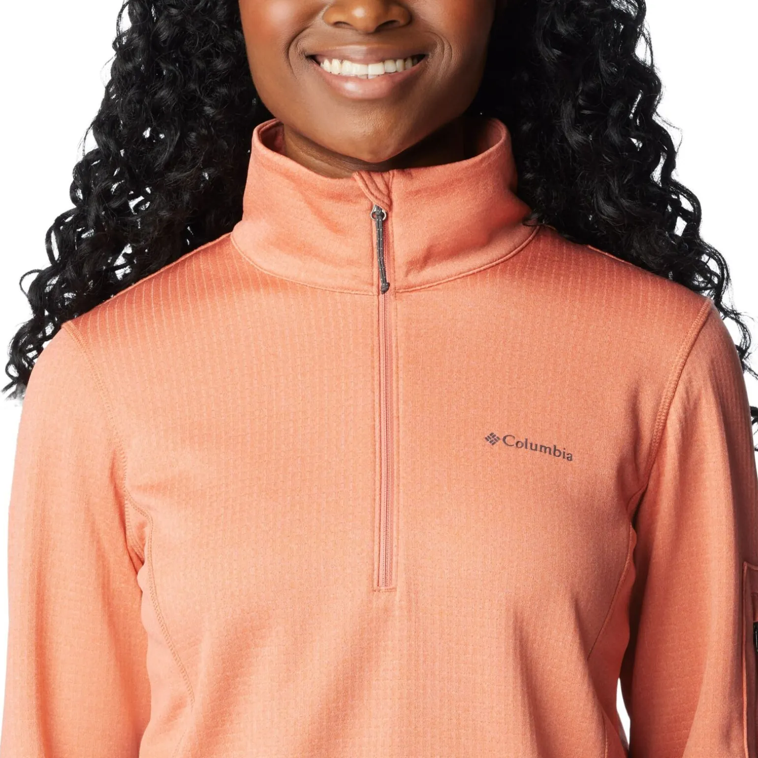 Columbia Park View Grid Fleece Zip Women's