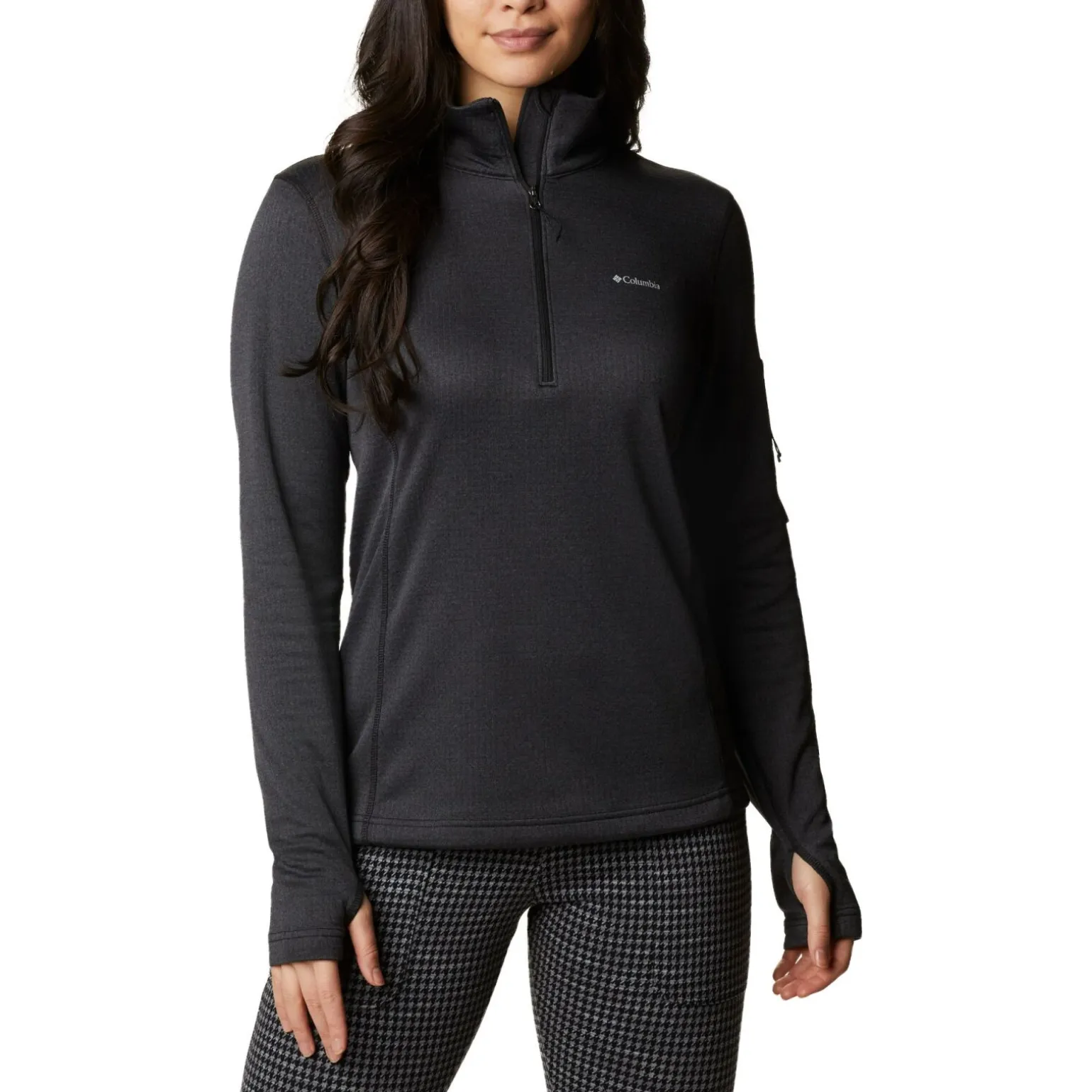 Columbia Park View Grid Fleece Zip Women's