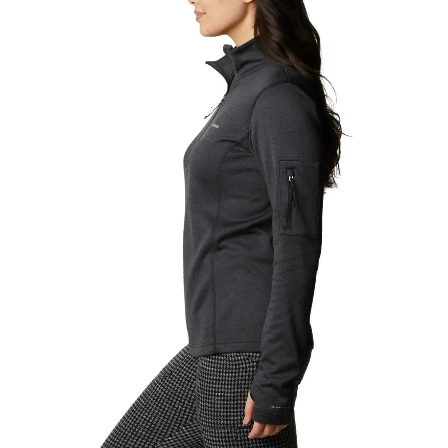 Columbia Park View Grid Fleece Zip Women's