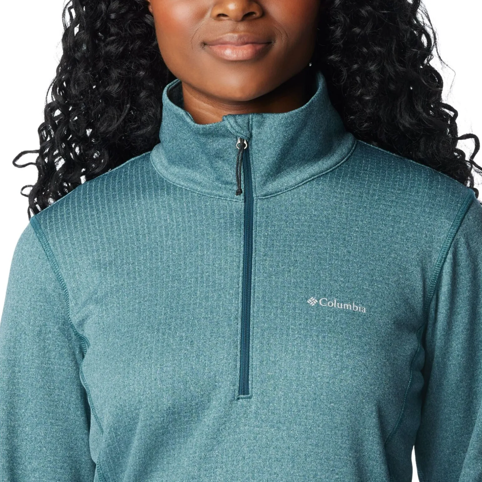 Columbia Park View Grid Fleece Zip Women's