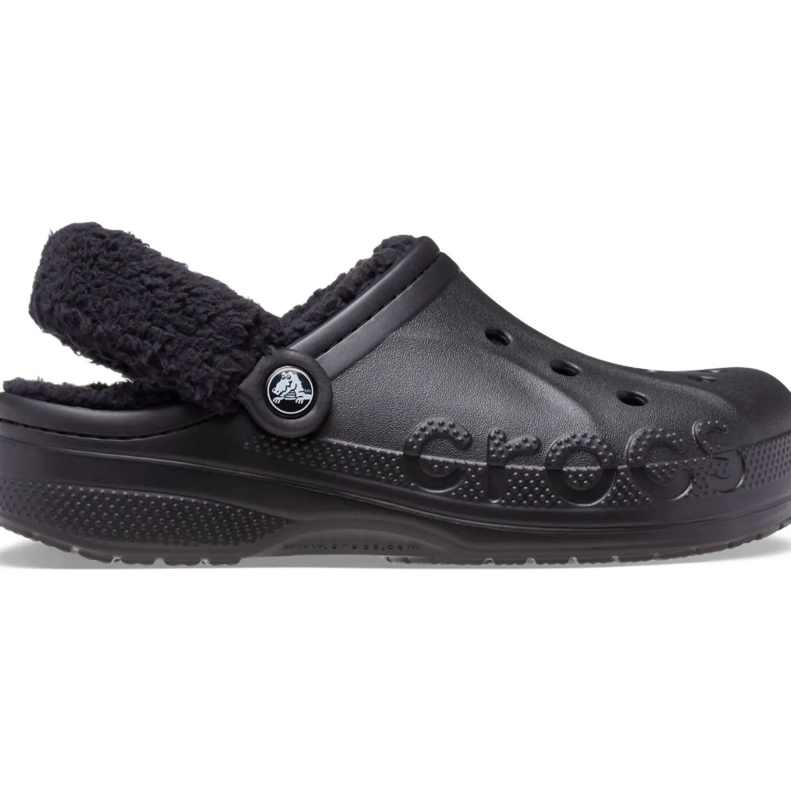 Crocs Baya Lined Fuzz Strap Clog