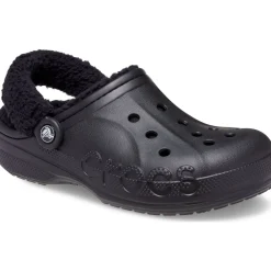 Crocs Baya Lined Fuzz Strap Clog