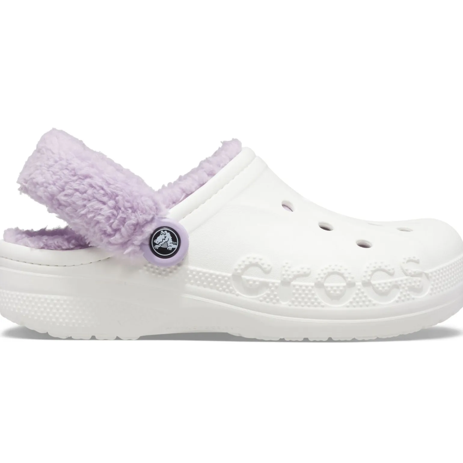 Crocs Baya Lined Fuzz Strap Clog