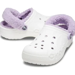 Crocs Baya Lined Fuzz Strap Clog