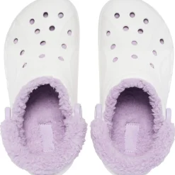 Crocs Baya Lined Fuzz Strap Clog