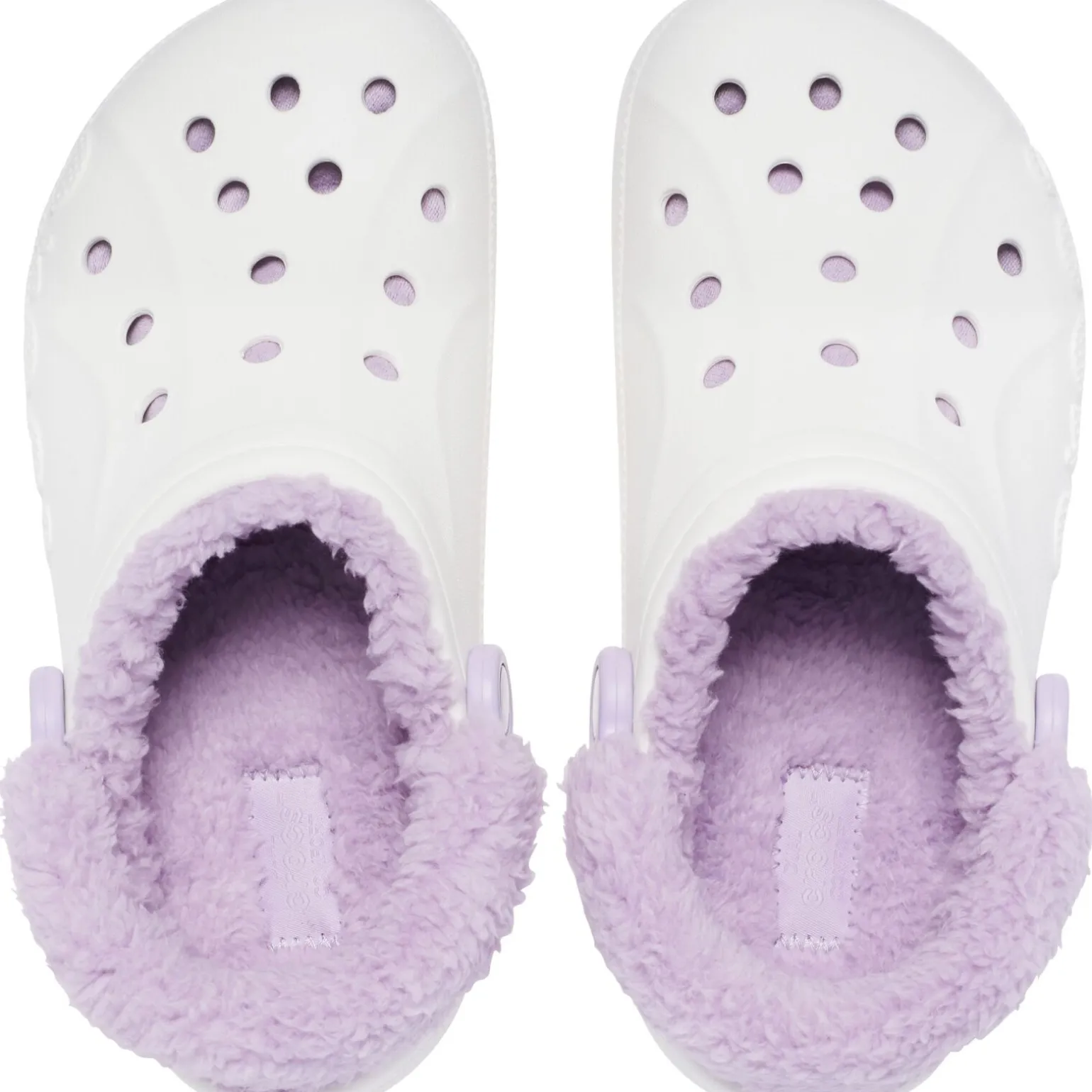 Crocs Baya Lined Fuzz Strap Clog