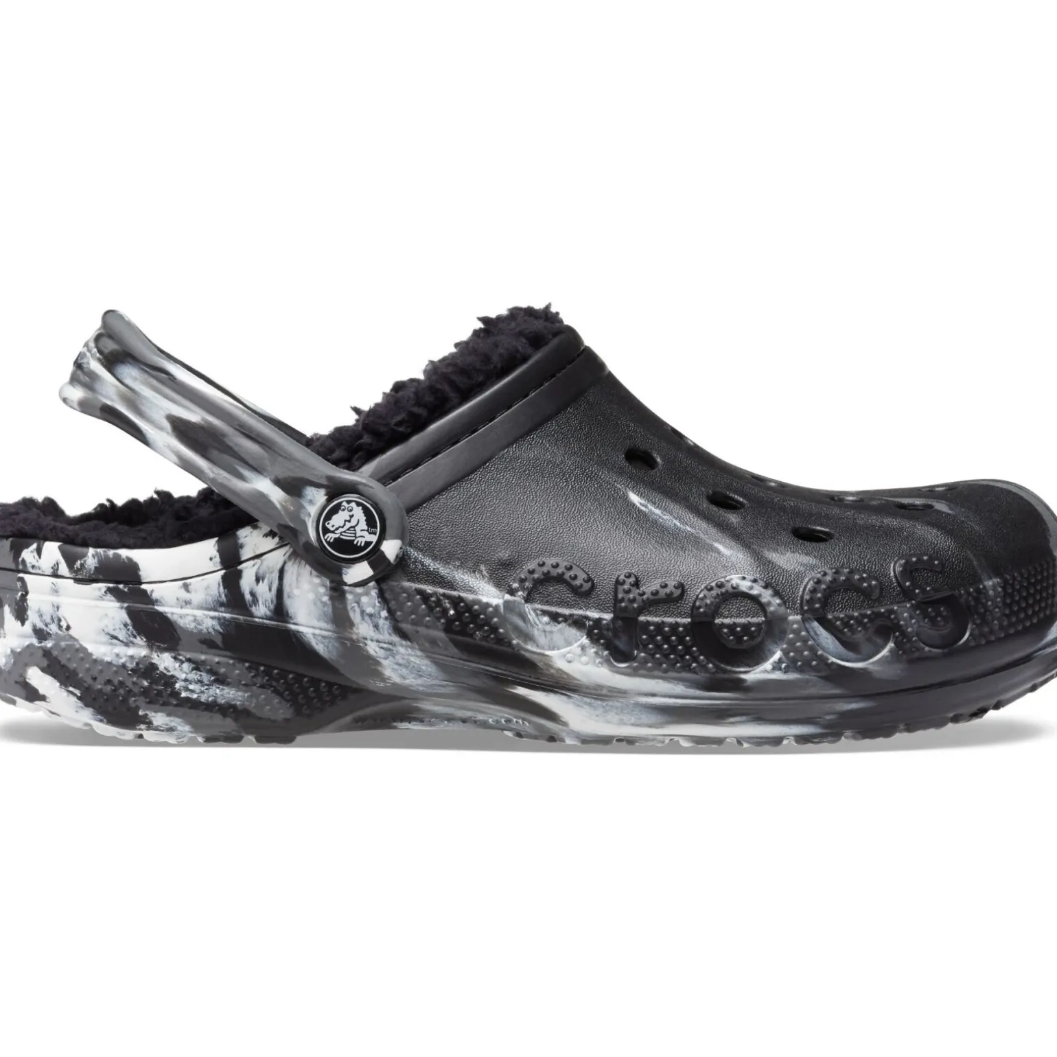 Crocs Baya Lined Marbled Clog