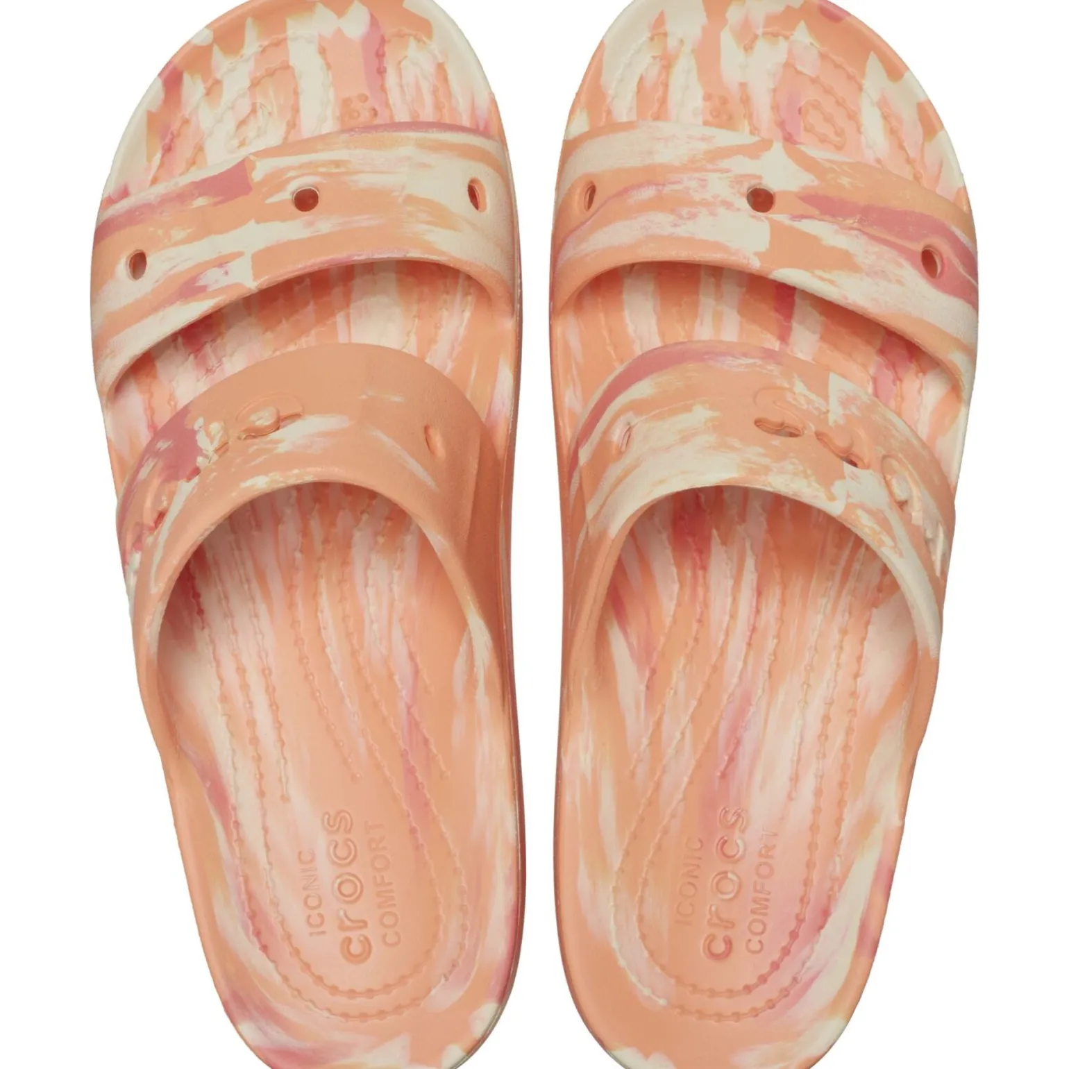 Crocs Baya Platform Marbled Sandal