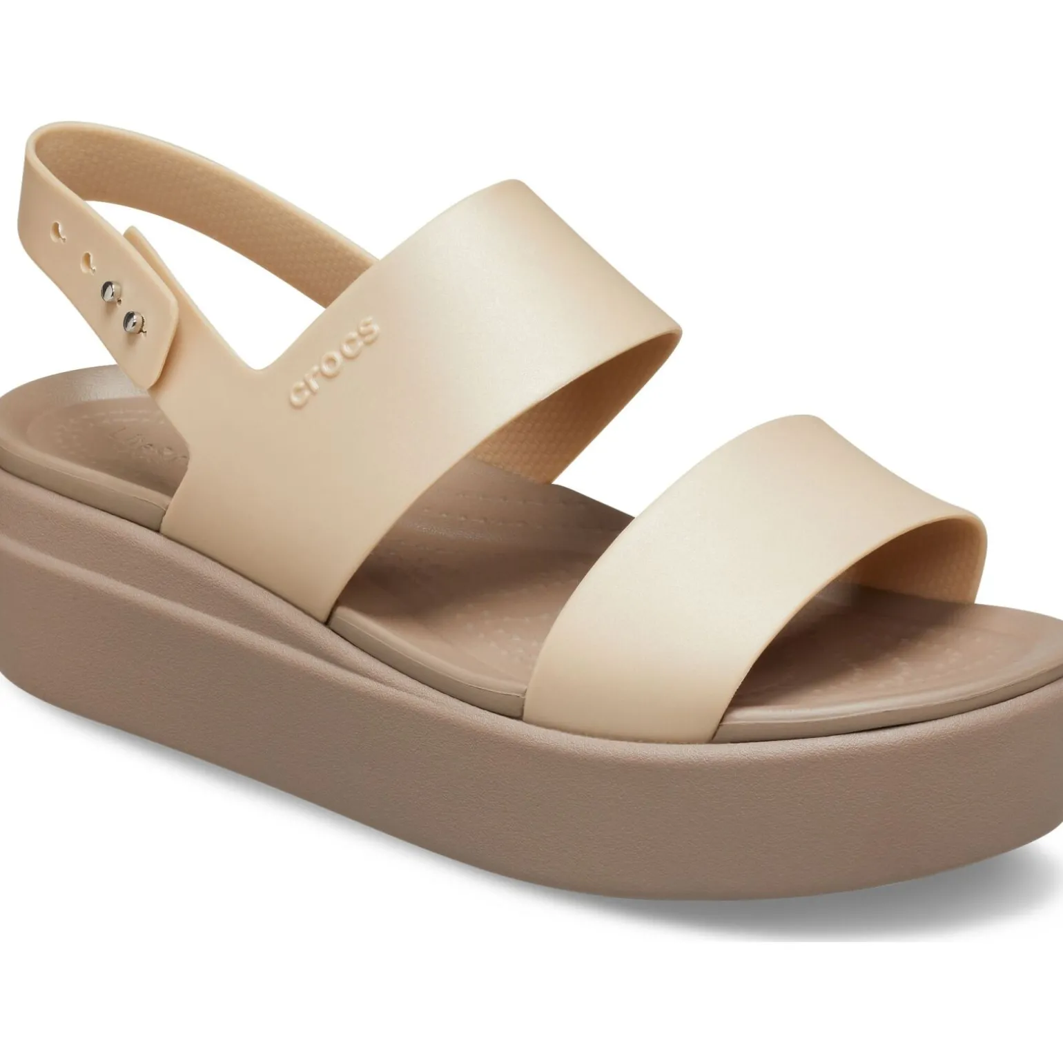 Crocs Brooklyn Metallic Low Wedge Women's