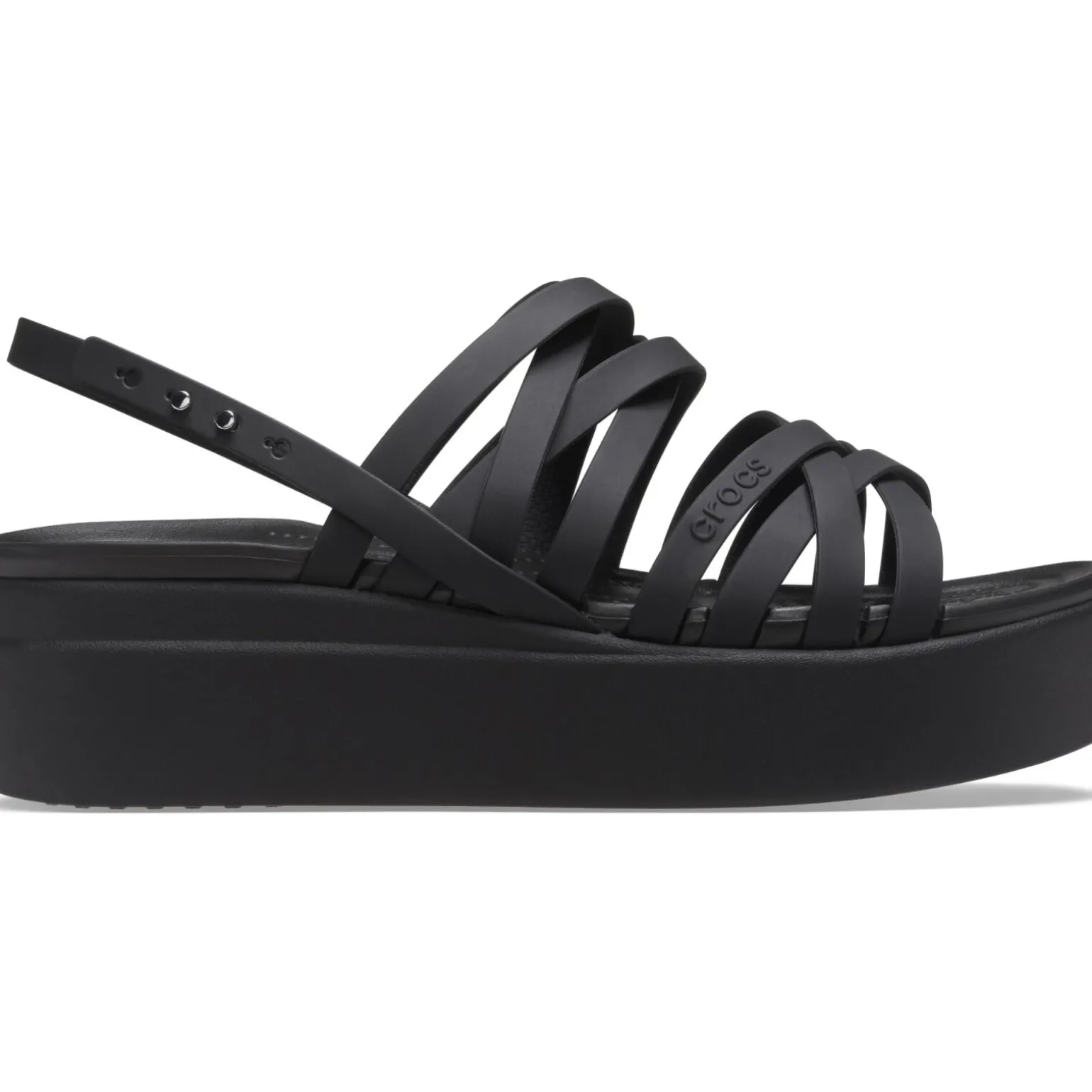 Crocs Brooklyn Strappy Low Wedge Women's