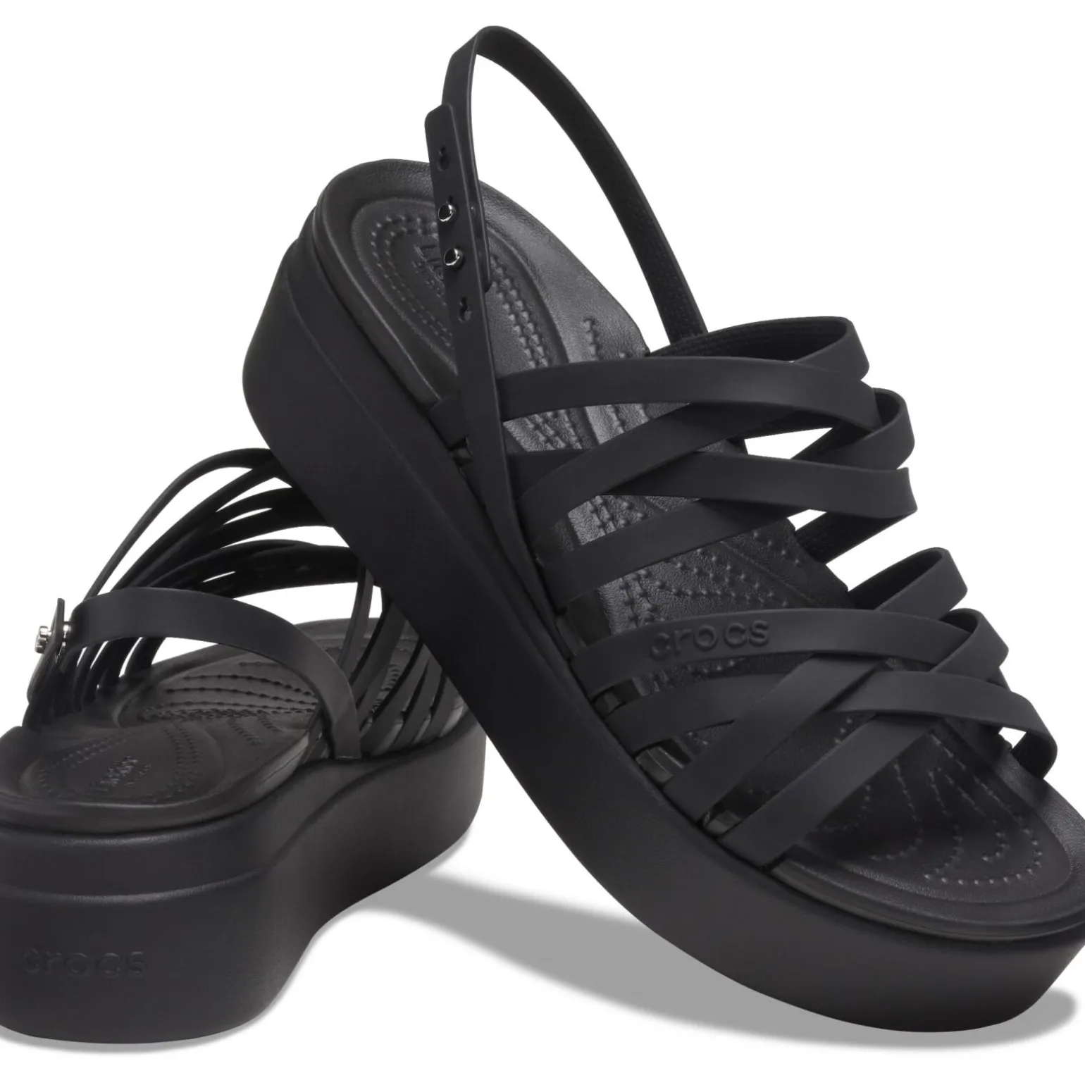 Crocs Brooklyn Strappy Low Wedge Women's