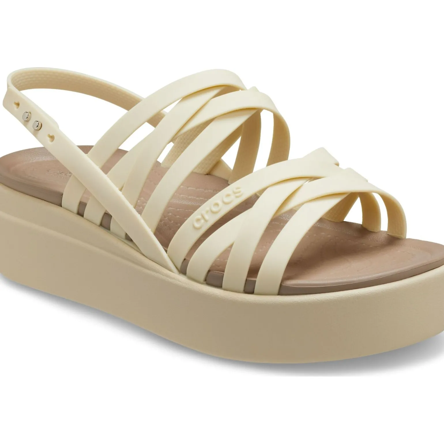 Crocs Brooklyn Strappy Low Wedge Women's