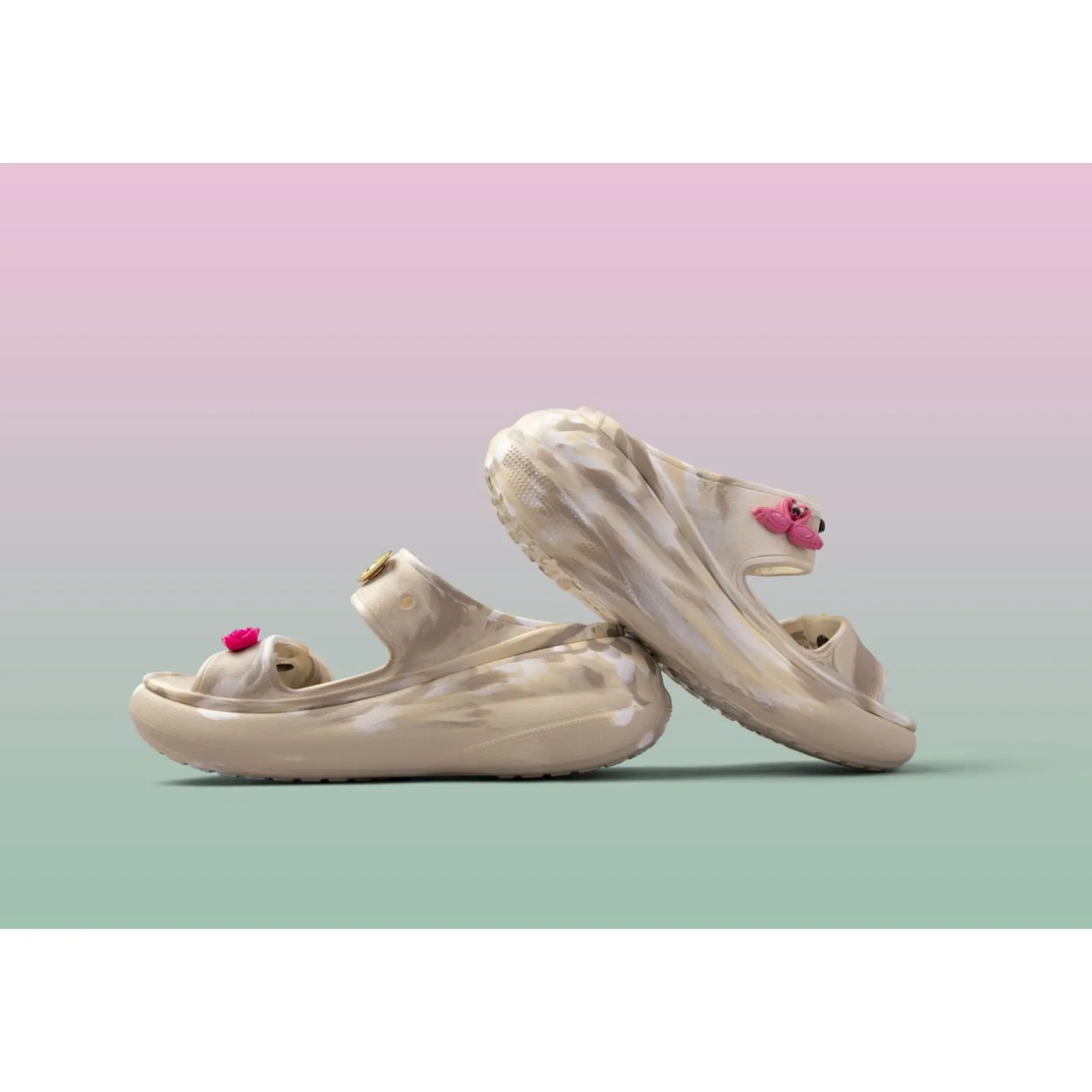 Crocs Classic Crush Marbled Sandal