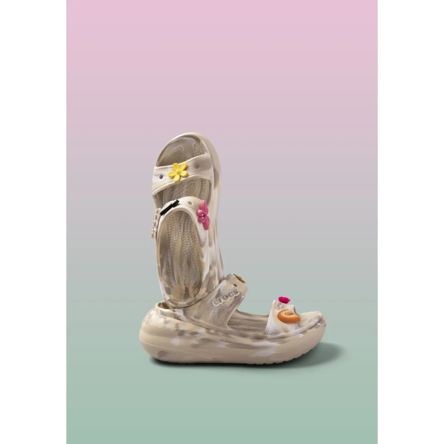 Crocs Classic Crush Marbled Sandal
