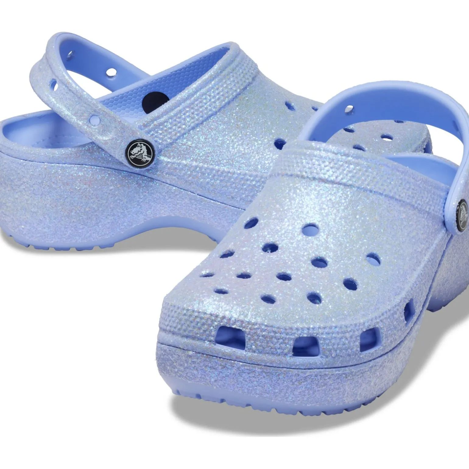 Crocs Classic Platform Glitter Clog W