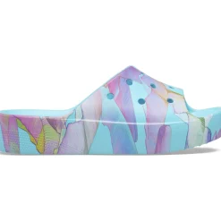 Crocs Classic Platform Palm Print Slide