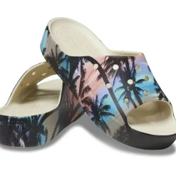 Crocs Classic Platform Retro Resort Slide
