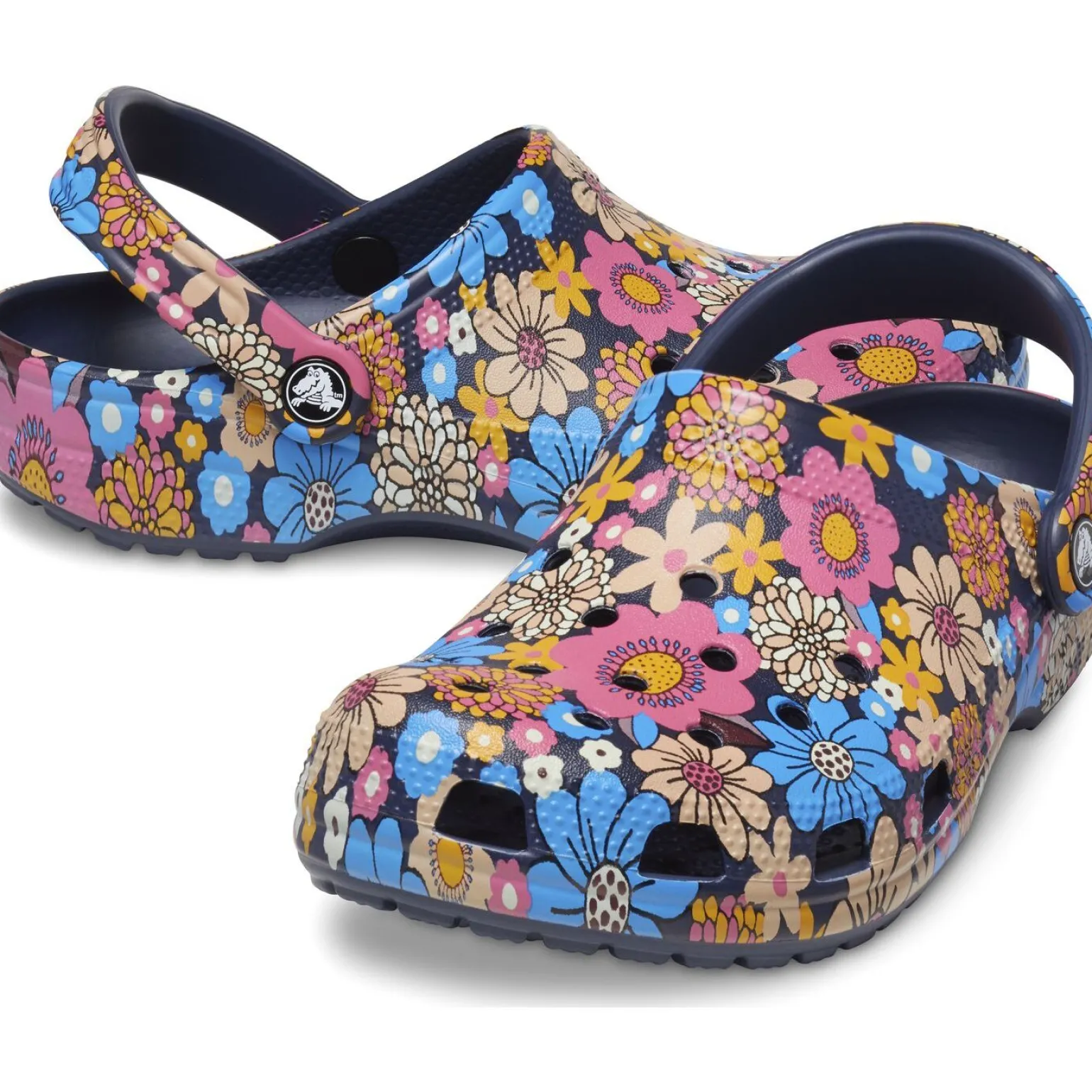 Crocs Classic Retro Floral Clog