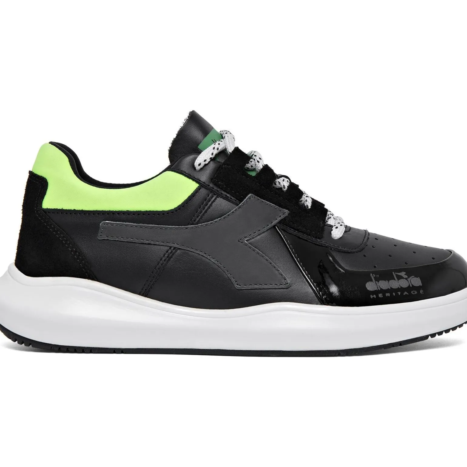 Diadora Mi Basket H Low Mds Fluo