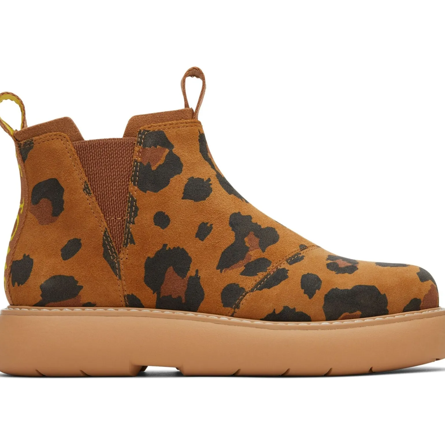 Toms Abstract Leo Print Suede Women's Chelsea Boot