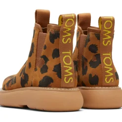 Toms Abstract Leo Print Suede Women's Chelsea Boot