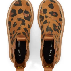 Toms Abstract Leo Print Suede Women's Chelsea Boot