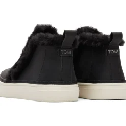 Toms Leather Faux Fur Women's Bryce Sneaker