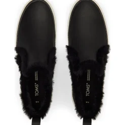 Toms Leather Faux Fur Women's Bryce Sneaker