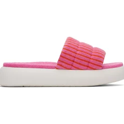 Toms Striped Terry Women Alpargata Mallow Slide